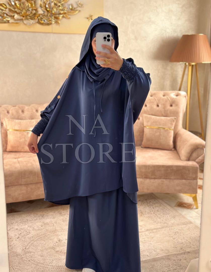 جلباب مودال قطعتين