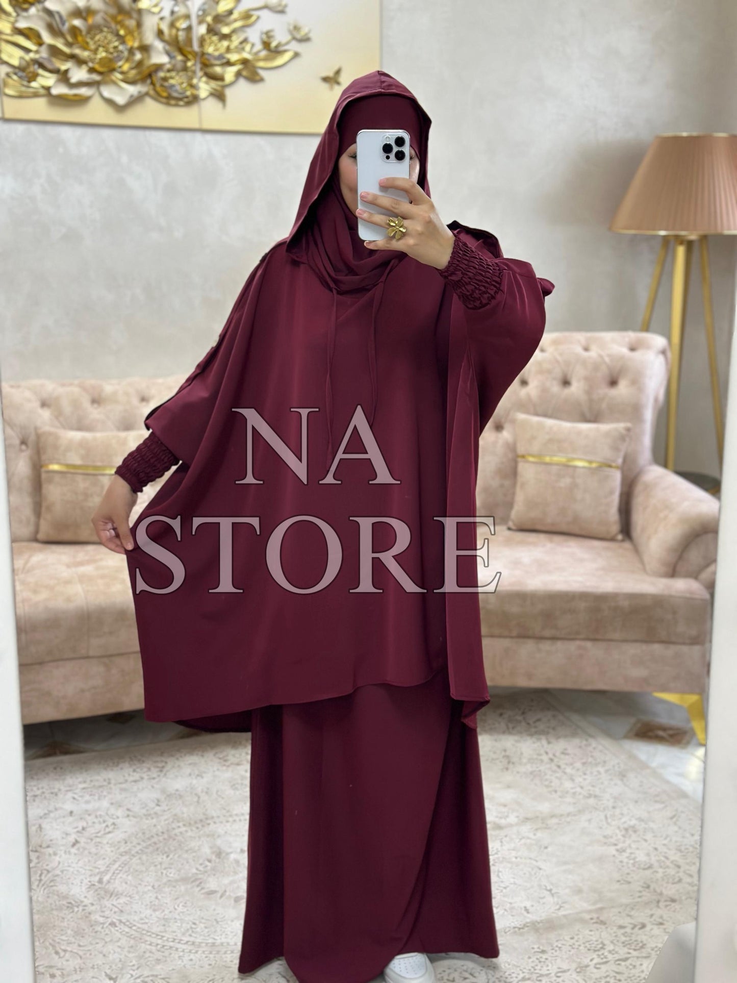 جلباب مودال قطعتين