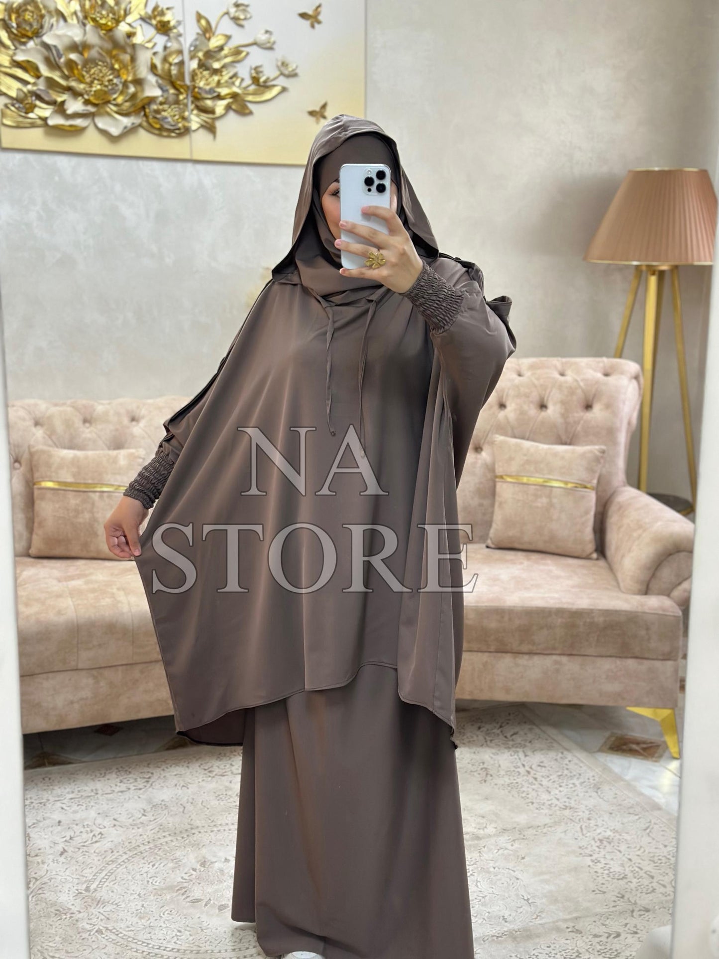 جلباب مودال قطعتين